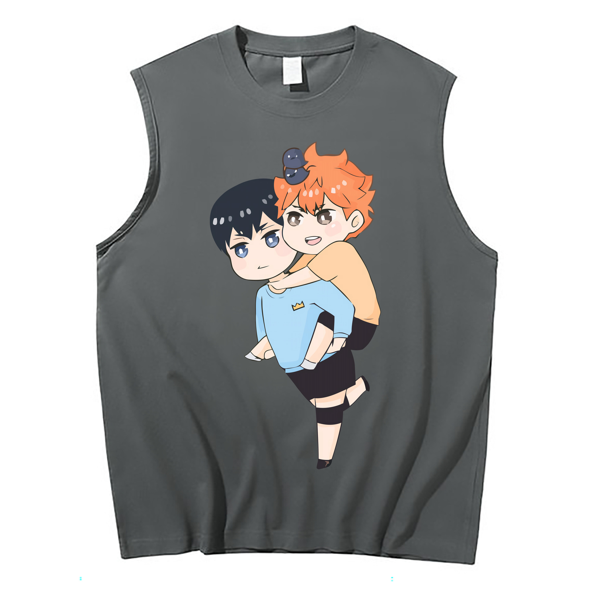 （画像用） ハイキュー!! Haikyu!! コットン100％タンクトップ（フロントプリント）